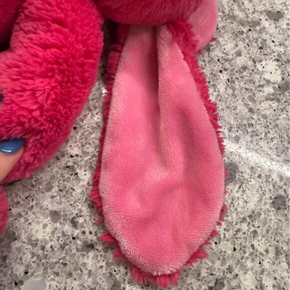 Sweet Loved Hot Pink Purely Luxe Aurora Plush Stuffed Floppy Bunny 9‎ inches - Picture 8 of 10